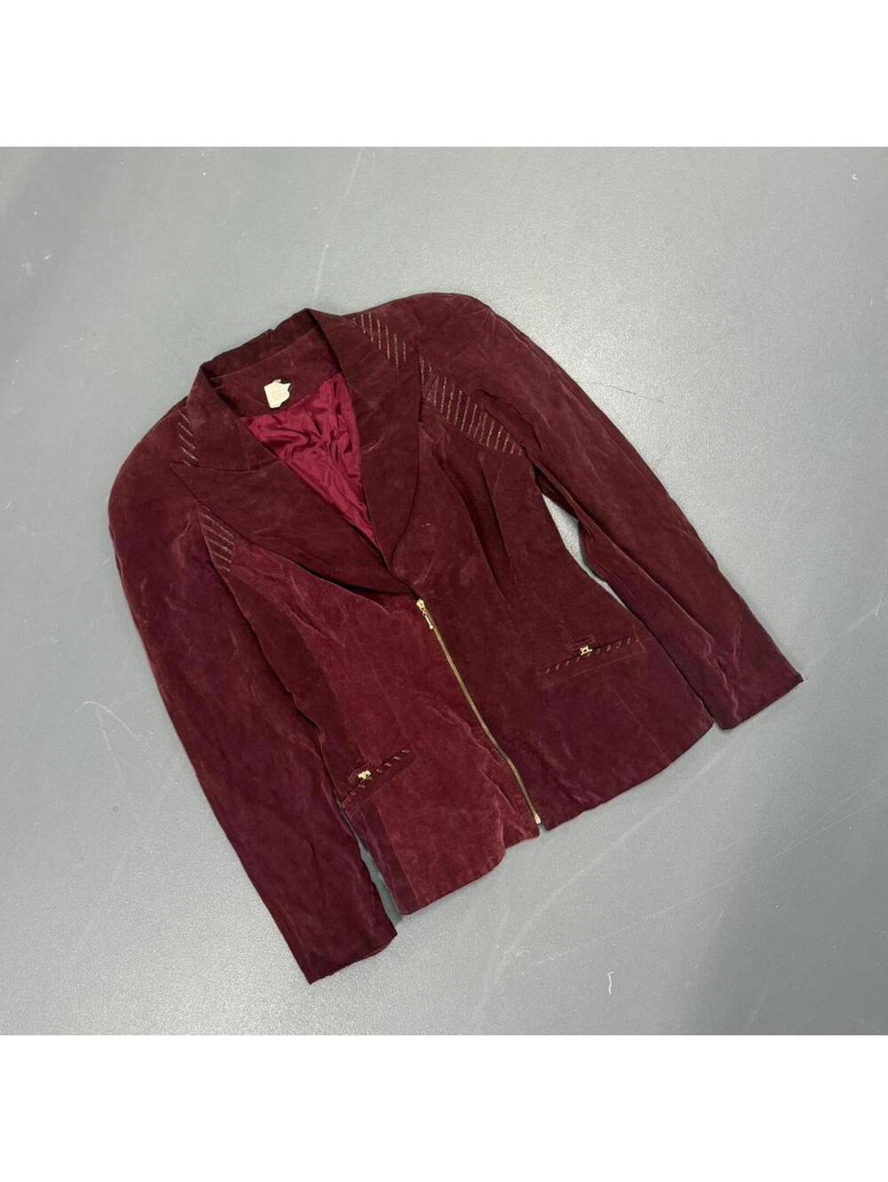 Women's Burgundy and Red Jacket